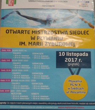 Otwarte Mistrzostwa Siedlec w Pływaniu (Nowe Iganie)